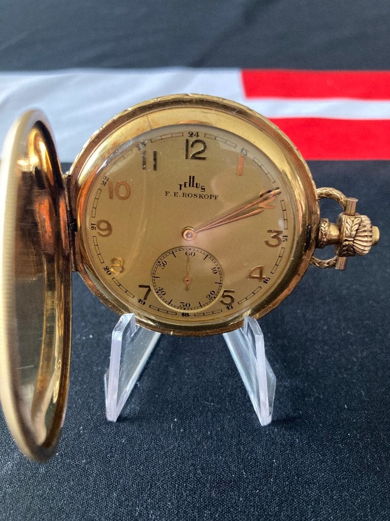 zakhorloge, Overige merken, Zakhorloge, Verguld, 1930 tot 1960