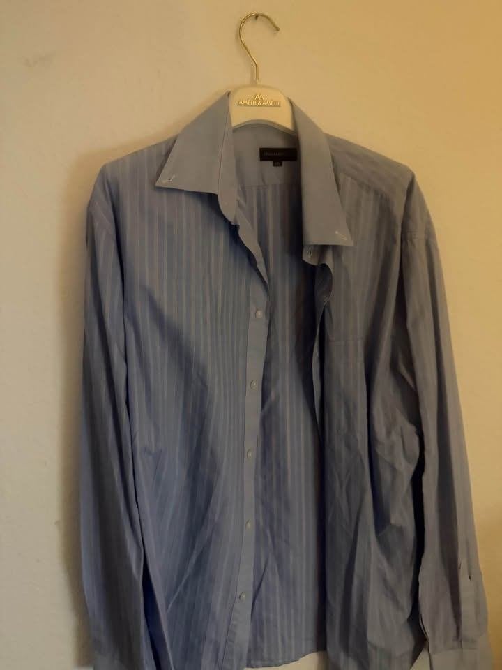 Hemd Trussardi Jeans XXL, Ophalen, Blauw, Nieuw, Overige halswijdtes
