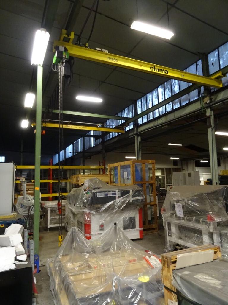 Stahl onderhangkraan 4.730 mm / 1 ton / 2003, Enlèvement, Utilisé, Électrique