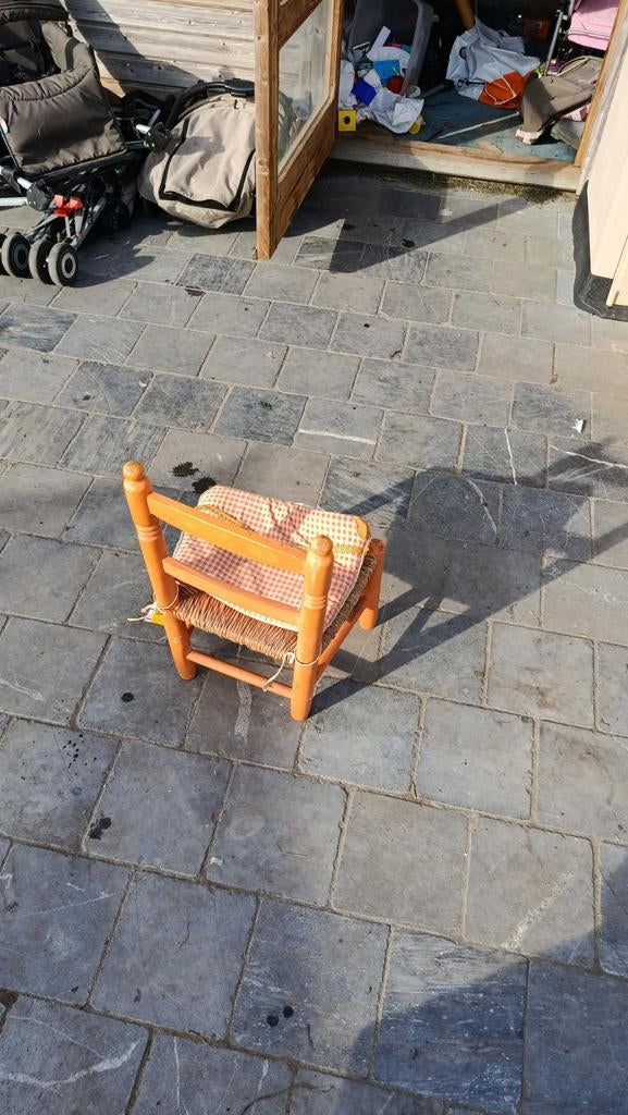 Kinderstoel hout, Ophalen of Verzenden, Gebruikt, Overige typen