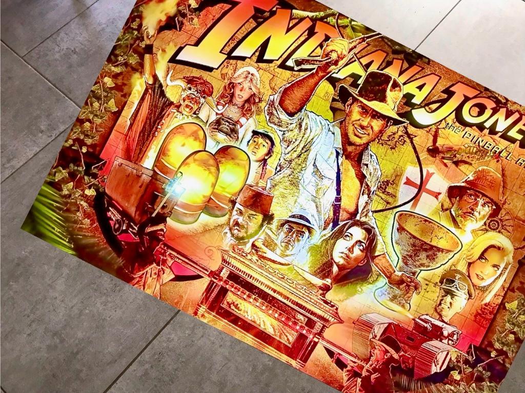 Translite Flipper Indiana Jones Alt, Collections, Machines | Flipper (jeu), Comme neuf, Électronique, Williams, Envoi