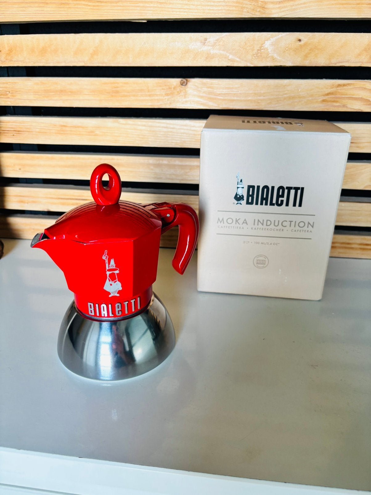 Bialetti Moka Induction Exclusieve editie, Ophalen of Verzenden, Zo goed als nieuw