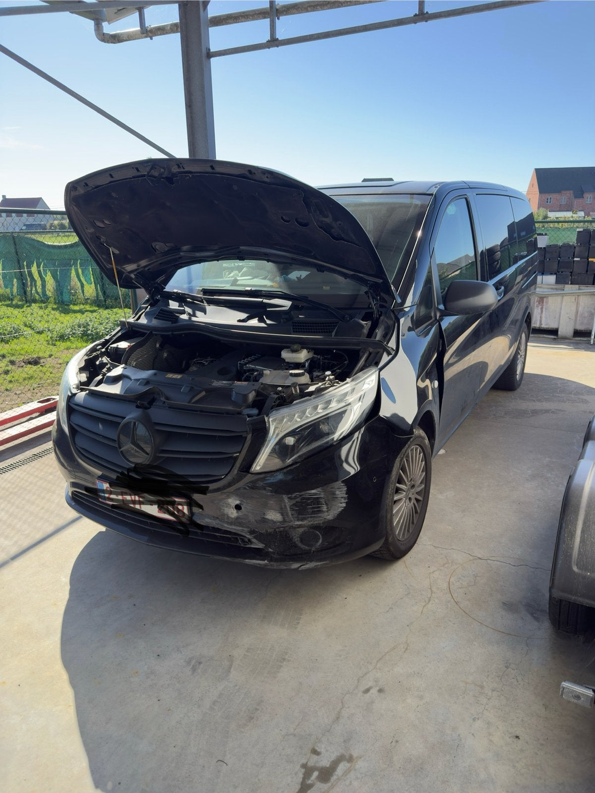 Mercedes Vito, Auto's, Automaat, Stof, Zwart, Zwart