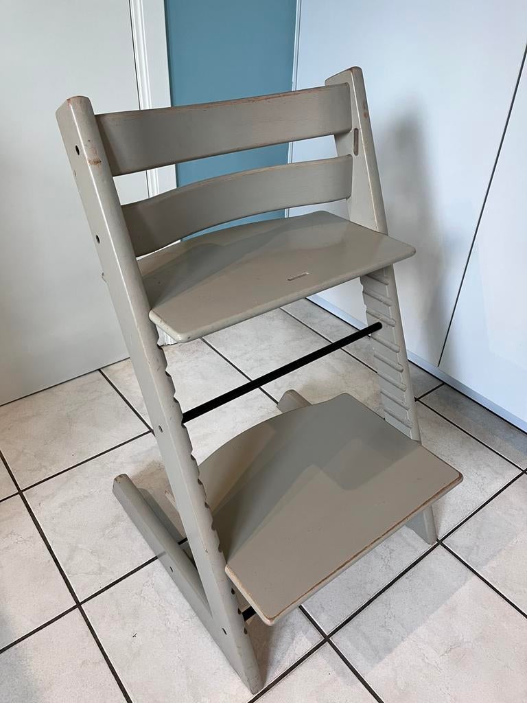 Stokke tripp trapp meegroeistoel (nieuw model!), Ophalen, Gebruikt, Meegroeistoel