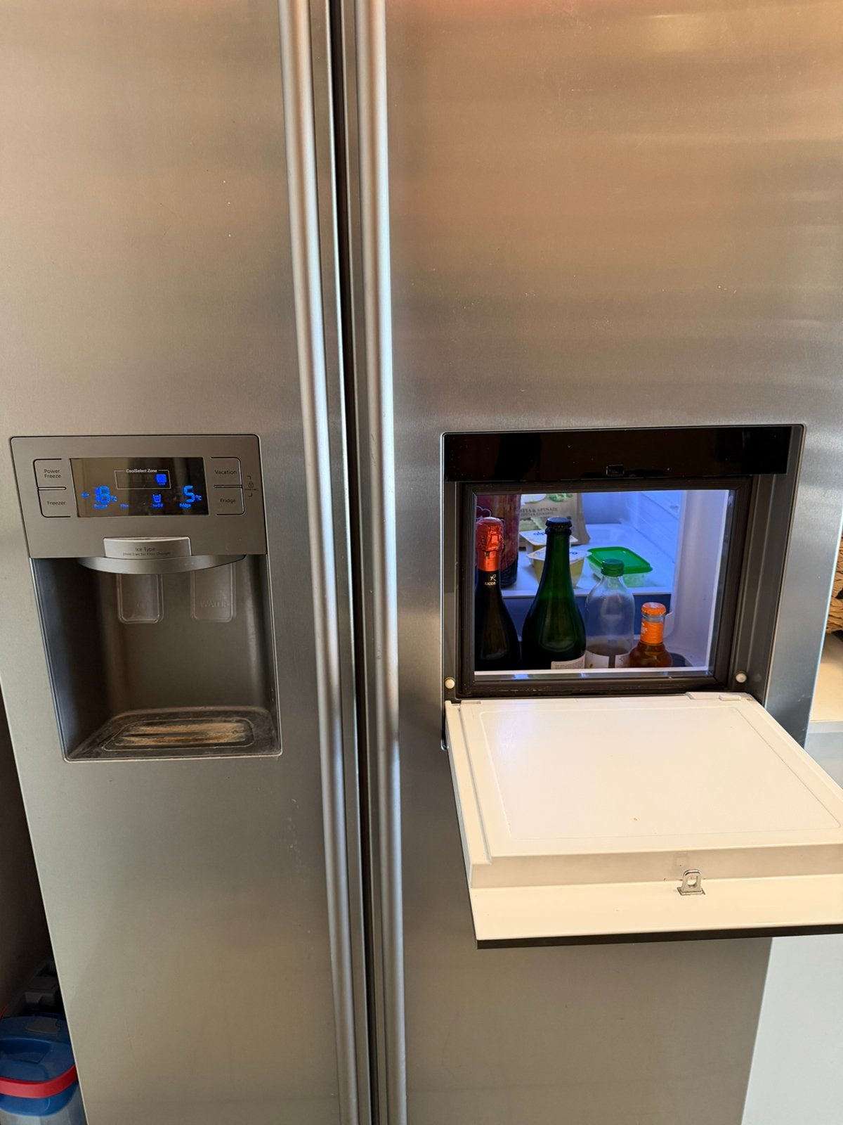 Réfrigérateur/congélateur côte à côte Samsung - Handyman, Enlèvement, Utilisé, Avec congélateur séparé