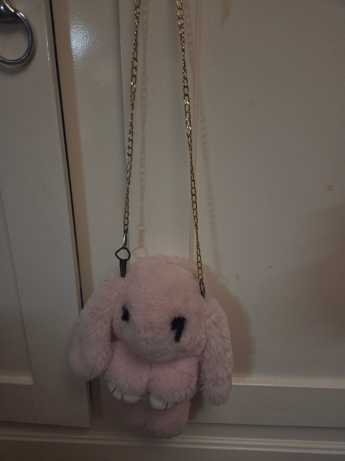 roze pluche konijnen tas, Kinderen en Baby's, Ophalen, Roze