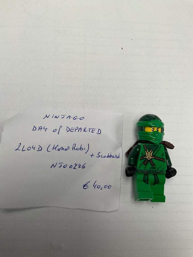 Lego Ninjago fig njo0226 Lloyd, Lego, Ophalen of Verzenden, Zo goed als nieuw, Minifiguur