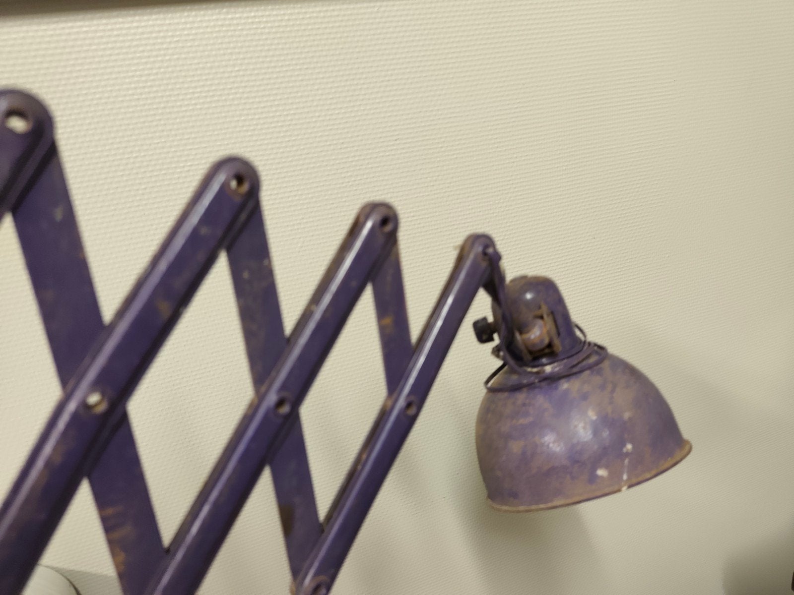 Schaarlamp jaren 60 Bauhaus, Enlèvement