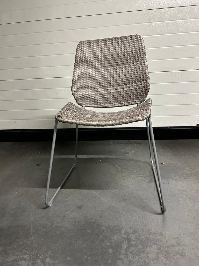 Glazen tafel met 4 stoelen, Enlèvement, Comme neuf