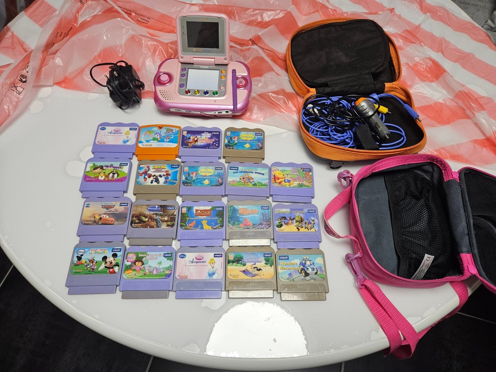 VTech bundel: V.Smile Pocket + Storio 2 tablet, Games en Spelcomputers, Games | Overige, Ophalen of Verzenden