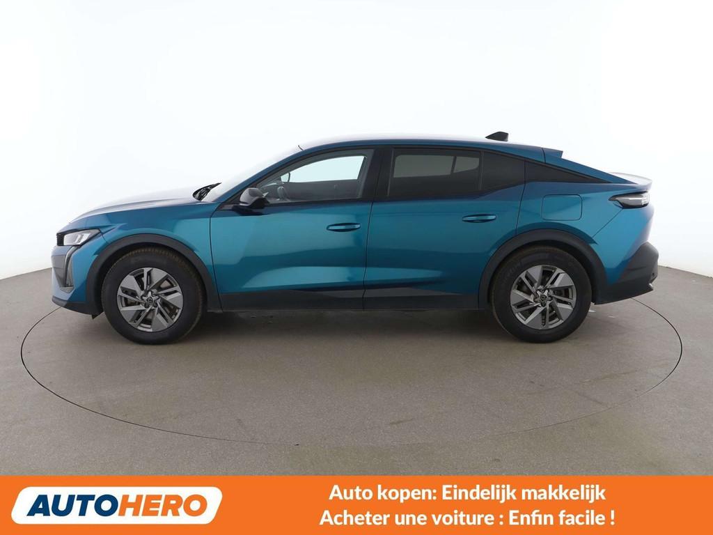 Peugeot 408 1.6 Hybrid Allure (bj 2024, automaat), Auto's, Gebruikt, Blauw, 181 pk, 31 g/km