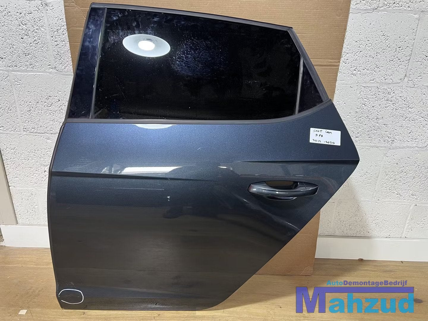 SEAT LEON 5FB blauw links achter deur portier 2012-2020, Gebruikt, Deur, Autovia A-2, Km 585 585
08760  Martorell, ES, SEAT S.A.
