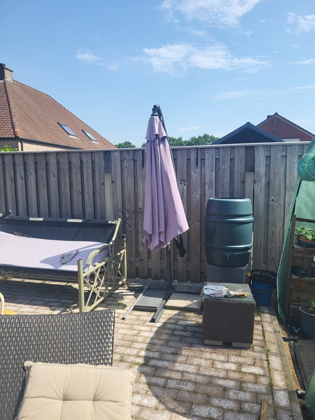 Parasol  gratis ophalen voor opknapper, Tuin en Terras, Ophalen