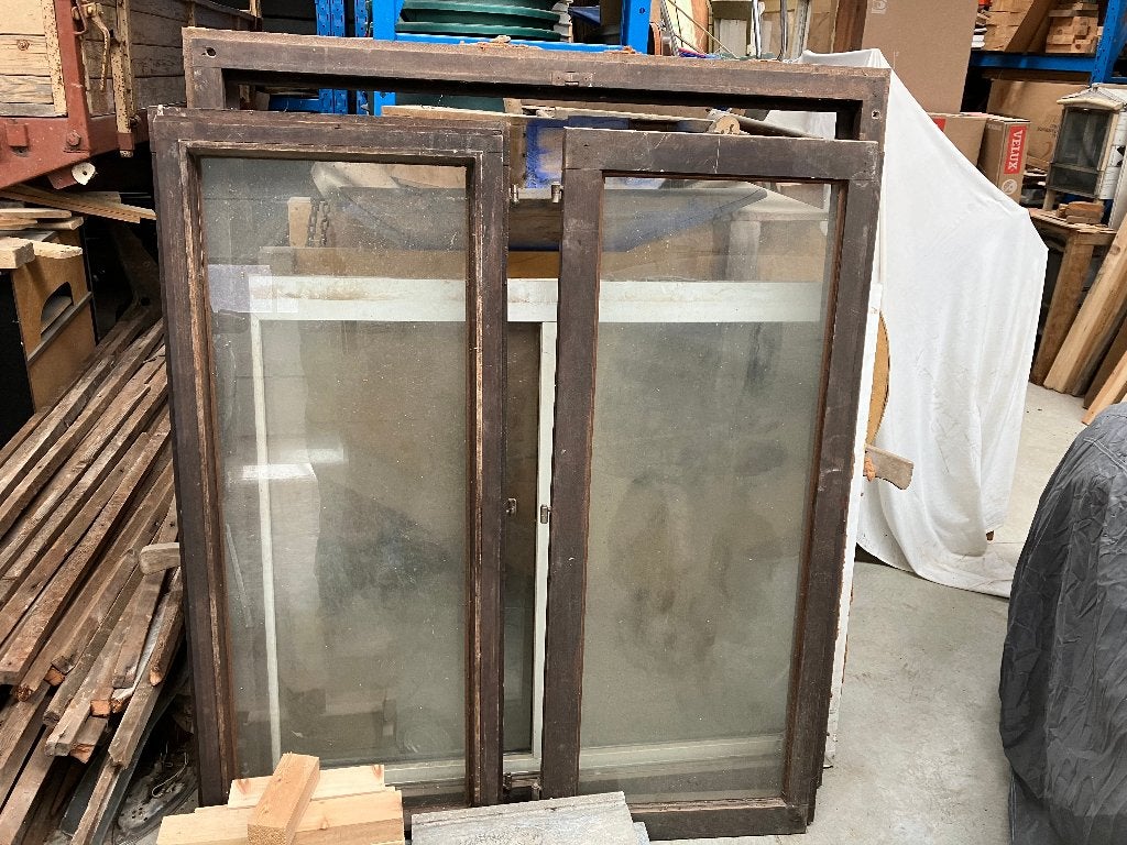 ramen, Doe-het-zelf en Bouw, Glas en Ramen, Ophalen, Gevelraam of Ruit, Gebruikt, 120 tot 160 cm