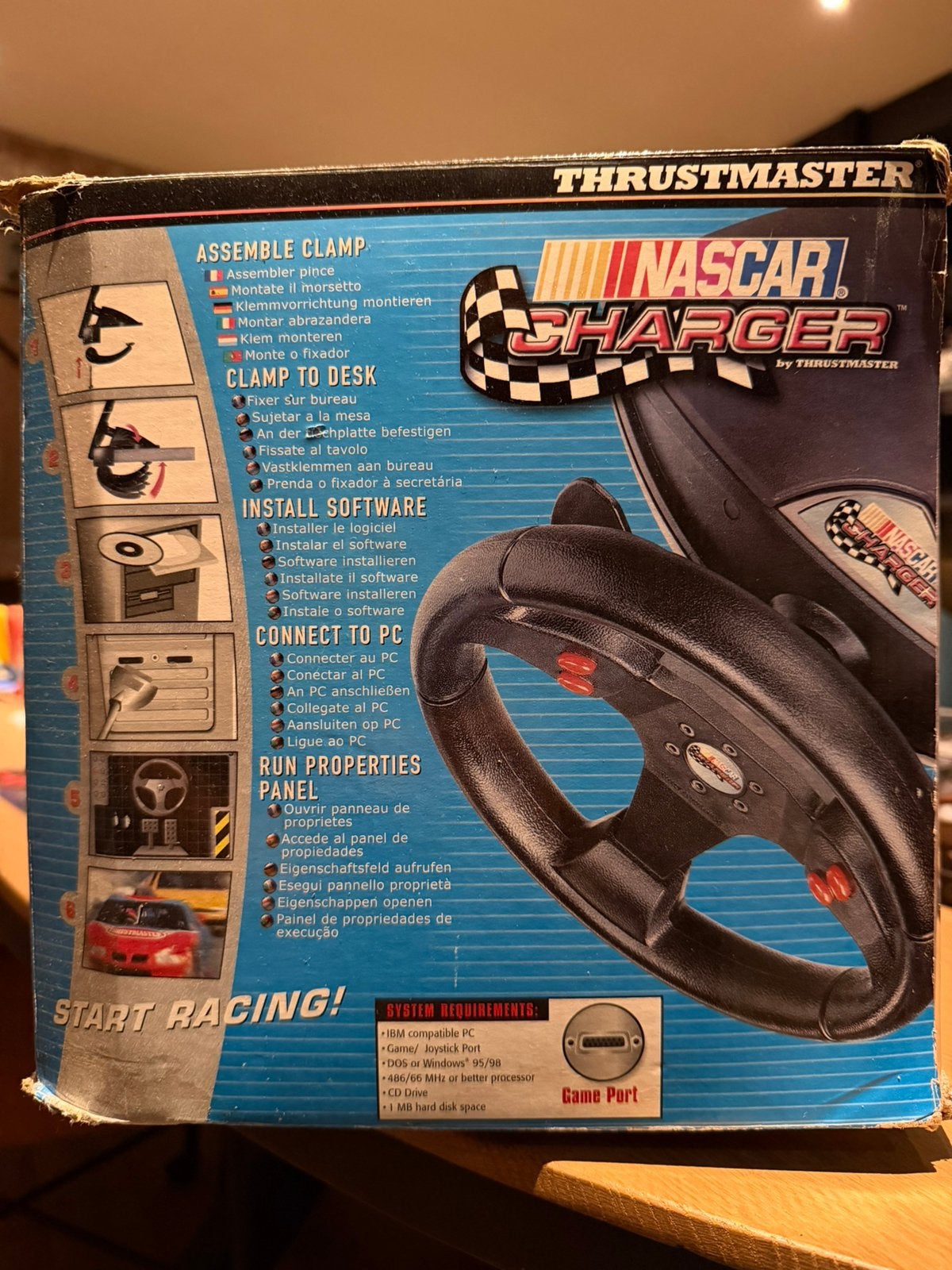 Trustmaster Nascar steering wheel, Thrustmaster, Ophalen of Verzenden, Gebruikt, PC
