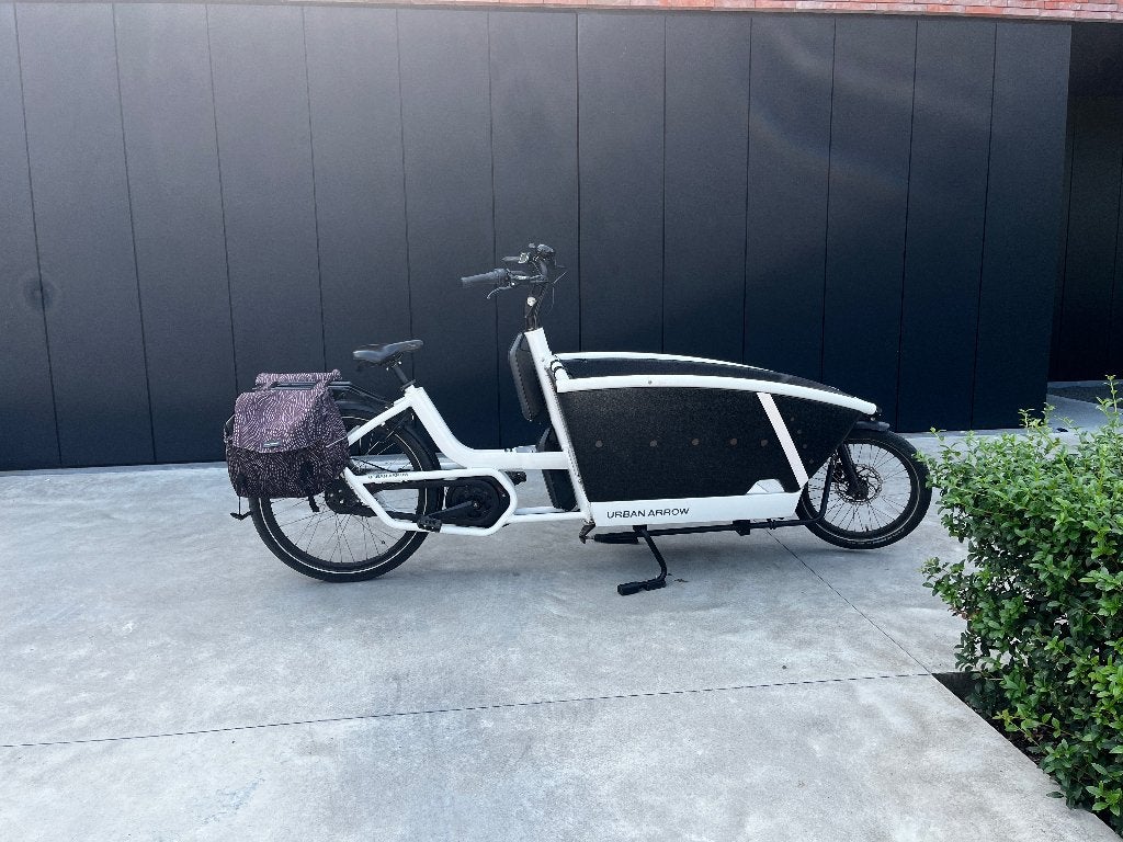 Urban arrow family active plus 400wh met twee batterijen, Gebruikt, 3 kinderen, Huif, Schijfrem