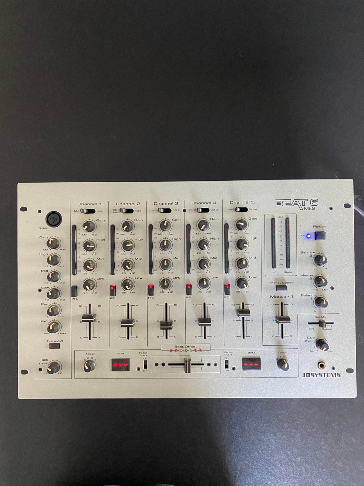Table de mixage JB Systems beat6 MK2, Enlèvement, Comme neuf