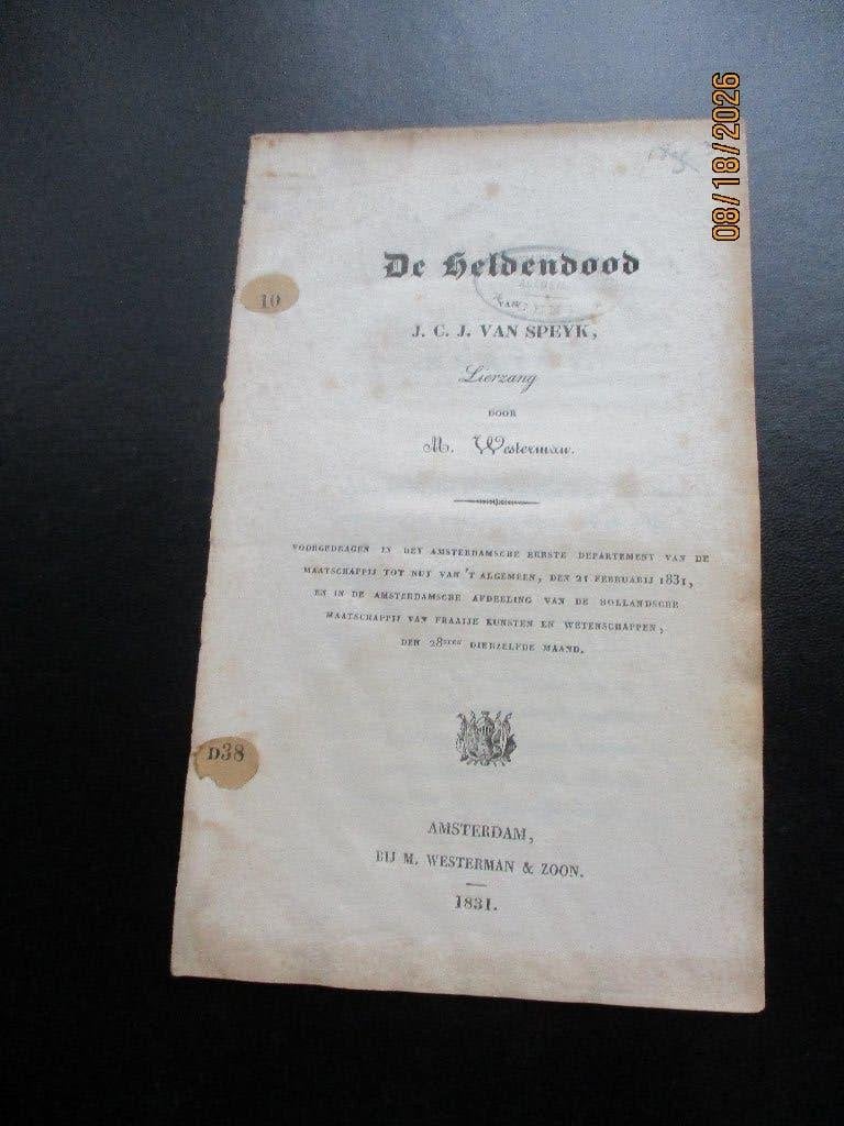 1831. Tiendaagse veldtocht, Verzenden
