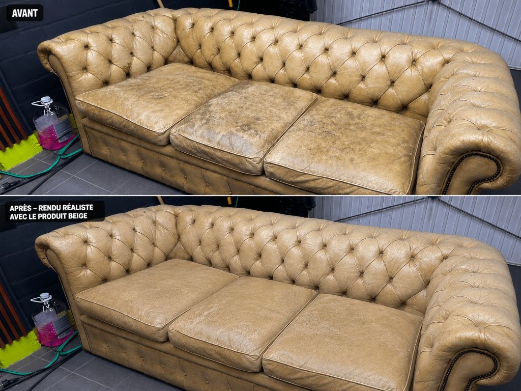 ANCIEN CHESTERFIELD DE COLLECTION 3 places , assise Plume, Enlèvement