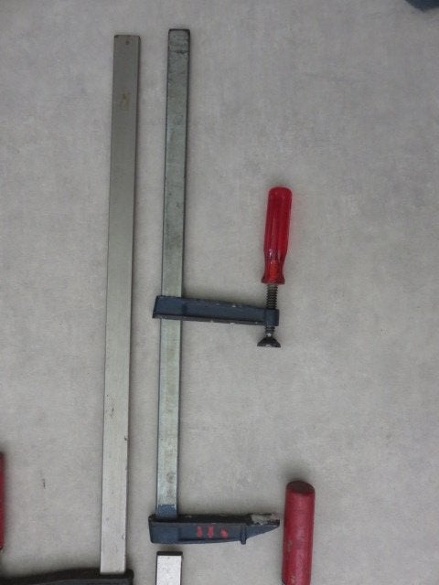 3 serre joints de menuisier, Enlèvement ou Envoi, Utilisé, Autres types, Autres marques