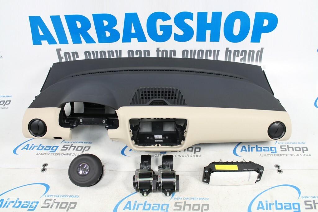Airbag kit - Tableau de bord beige Volkswagen Up (2012-2016), Autos : Pièces & Accessoires, Enlèvement ou Envoi, Utilisé