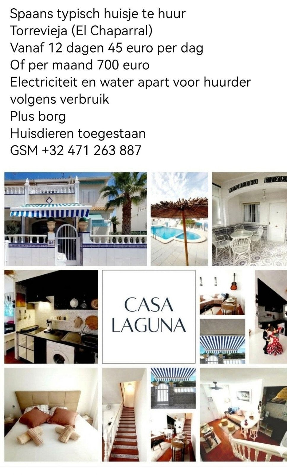 Typisch Spaans huisje te huur, Tickets en Kaartjes, Kortingen en Cadeaubonnen