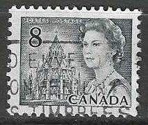 Canada 1971/1972 - Yvert 470 - Koningin Elisabeth II (ST), Verzenden, Gestempeld