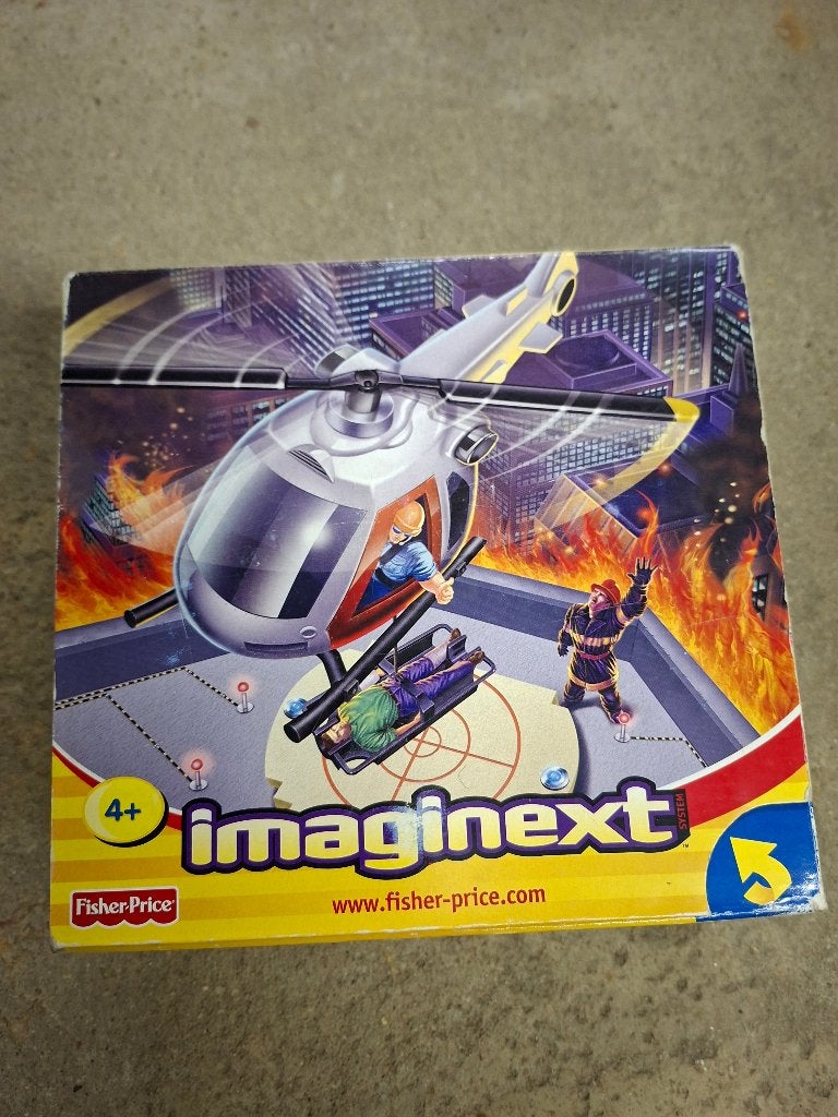 Helikopter van imaginext Fischer Price, Ophalen, Zo goed als nieuw