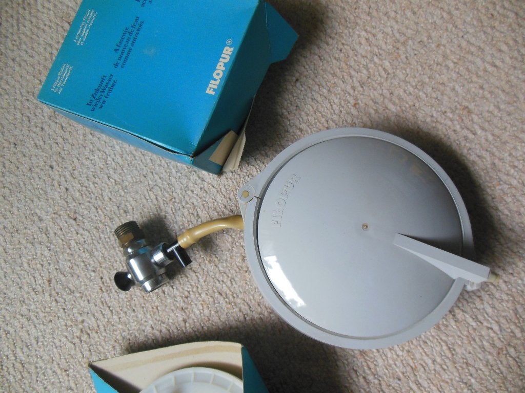 Gratis oude Filopur opzet waterfilter, Autres types, Enlèvement, Utilisé