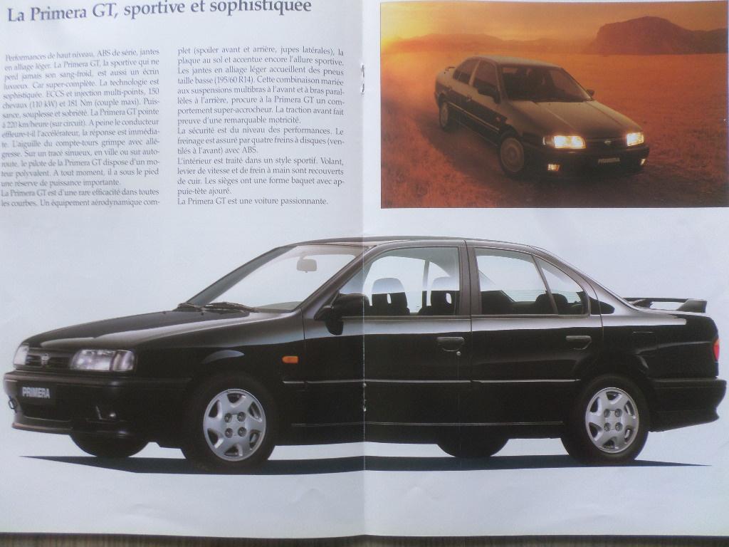 Nissan Primera 1992 Brochure - FRANS, Boeken, Auto's | Folders en Tijdschriften, Ophalen of Verzenden, Nissan