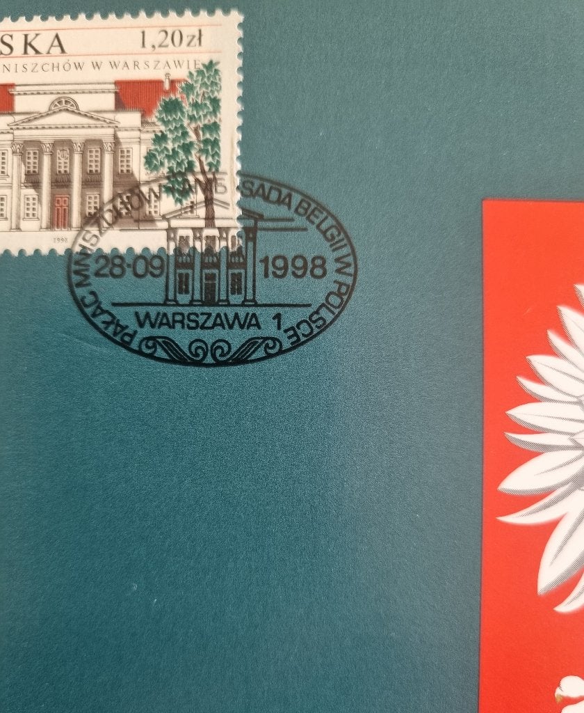 Herdenkingskaart Carte Souvenir 2782HK Warschau Varsovie, Envoi, 1980 à nos jours