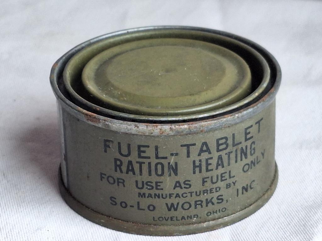 Fuel Tablet US WW2 - Ration d'alcool solide pour réchaud, Enlèvement ou Envoi, Armée de terre, Autres types