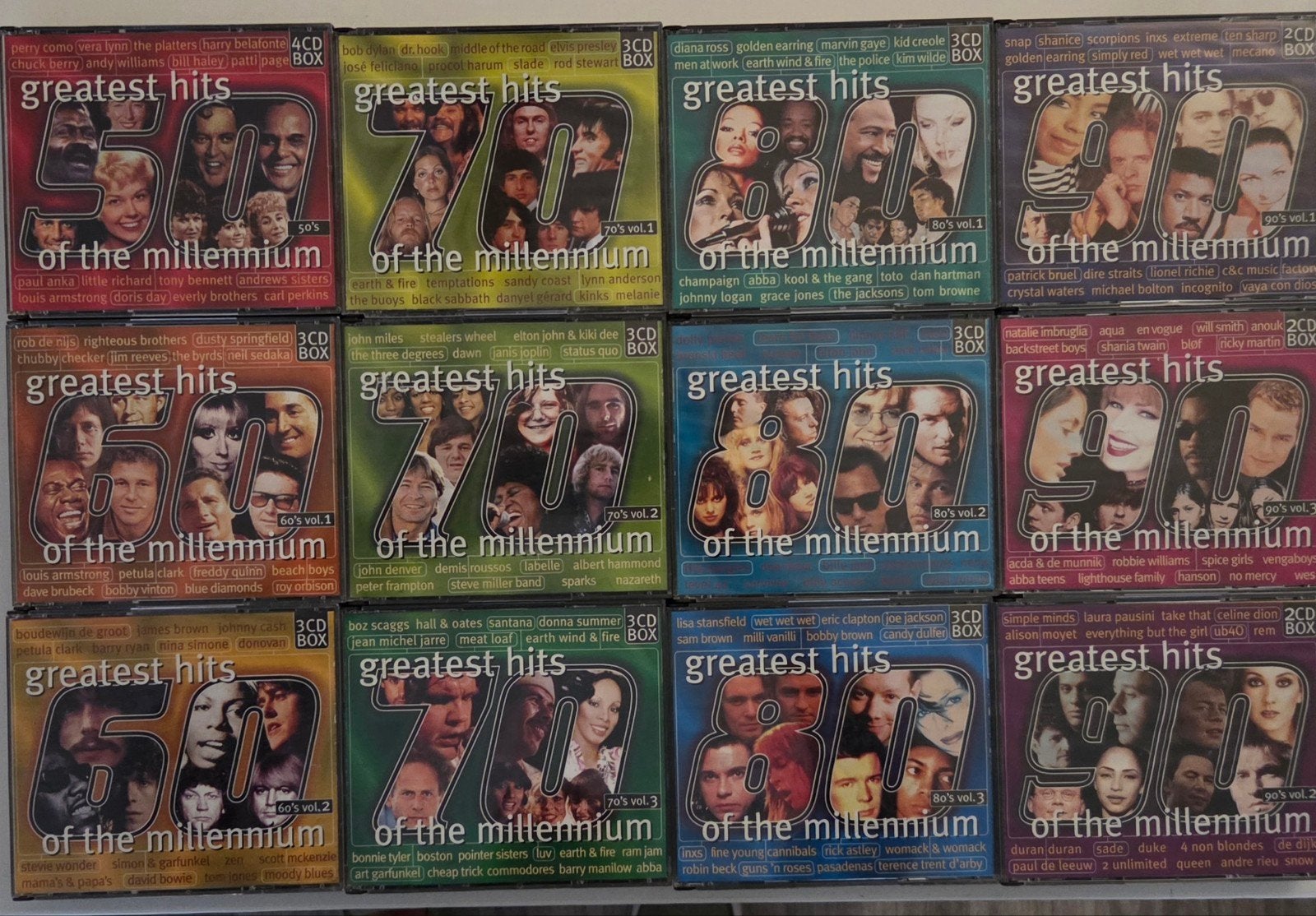 lot 12 cd boxen of the millenium, Ophalen of Verzenden