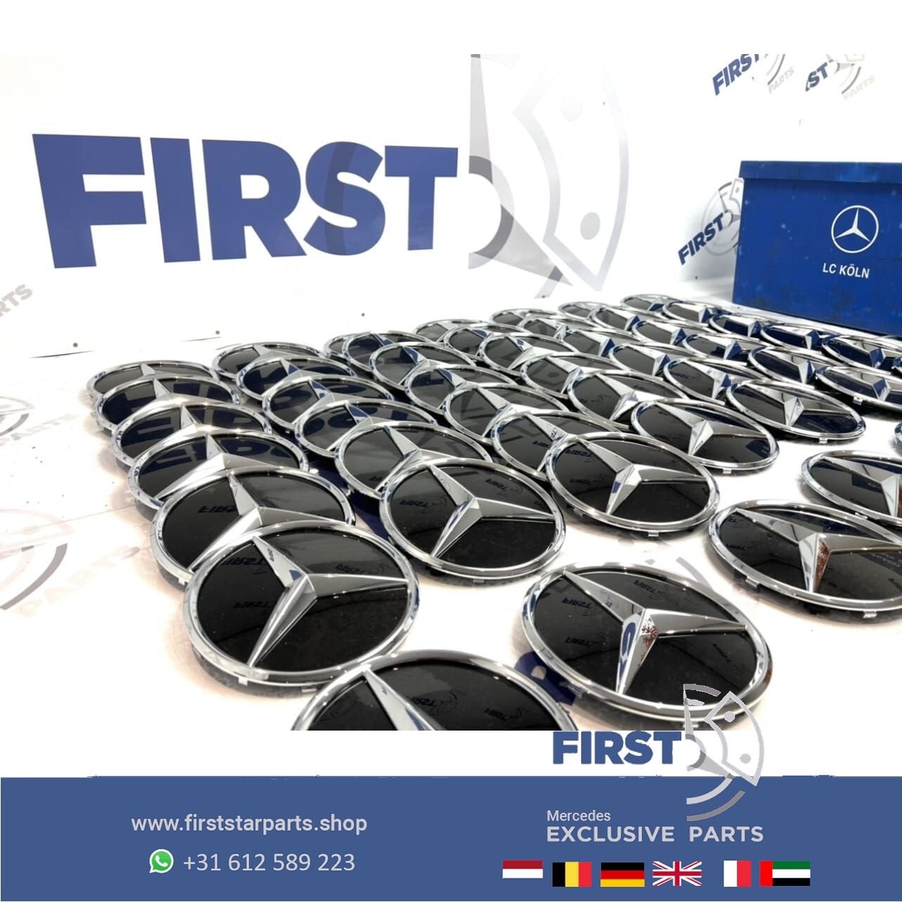 Mercedes STER LOGO W177 W118 W247 H247 W205 W213 W253 W167 W, Gebruikt, -, Ophalen of Verzenden, -