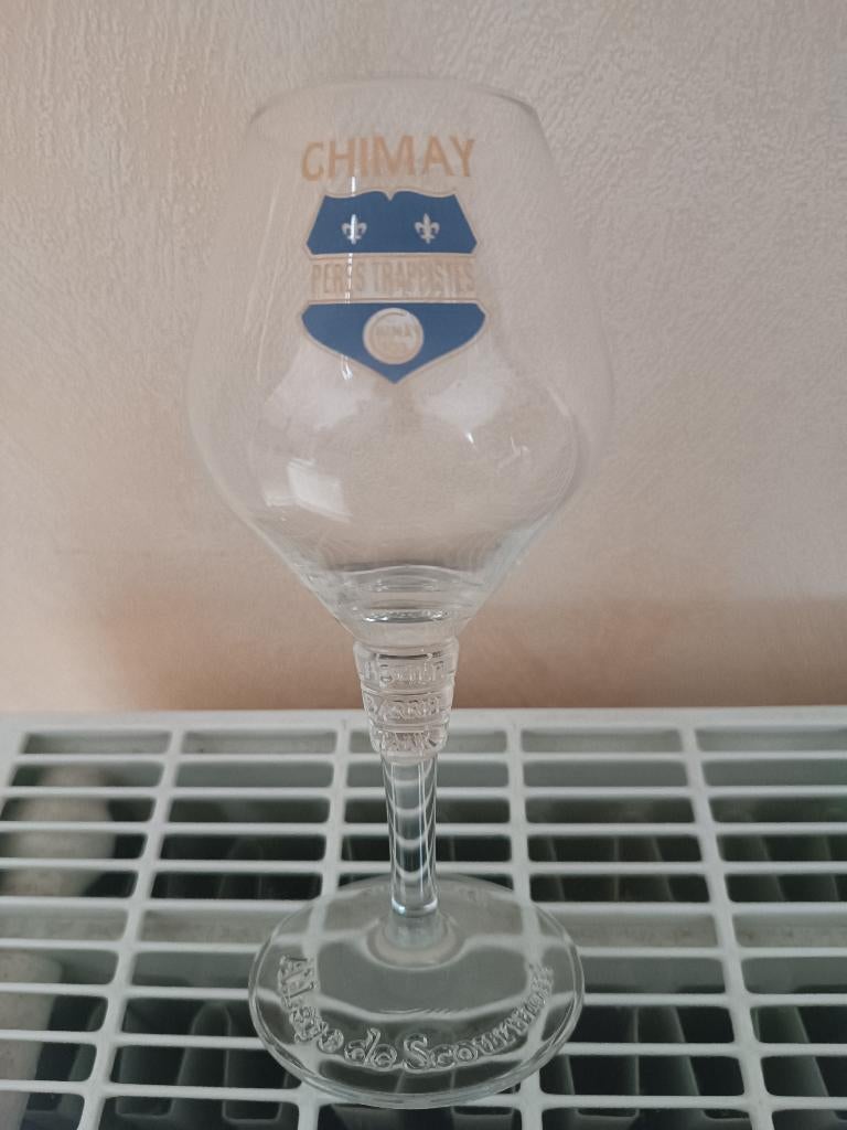 A vendre 1 verre Chimay "barrique", Enlèvement, Utilisé, Verre à bière