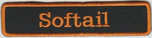 Harley Davidson Softail stoffen opstrijk patch embleem #1, Motoren, Verzenden, Nieuw