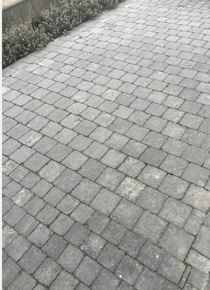 BLAUWE STEEN/ NATUURSTEEN VOOR OPRIT/TERRAS, Ophalen, Gebruikt