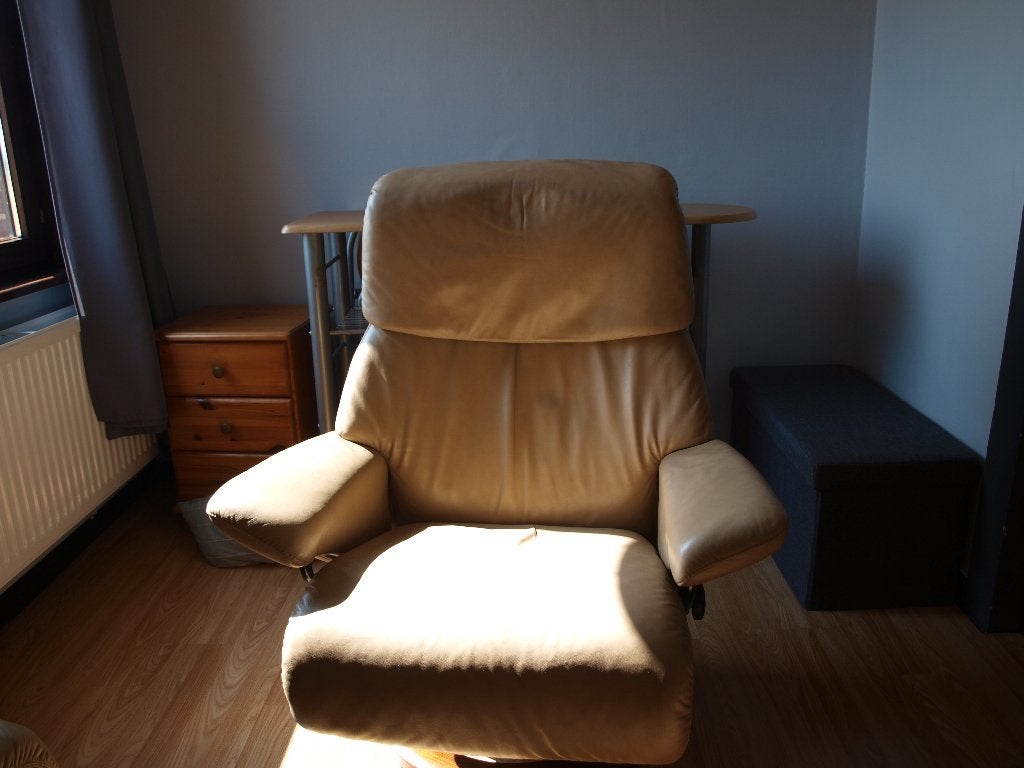 fauteuil stressless, Maison & Meubles, Fauteuils, Enlèvement, Utilisé, Cuir, Scandinave