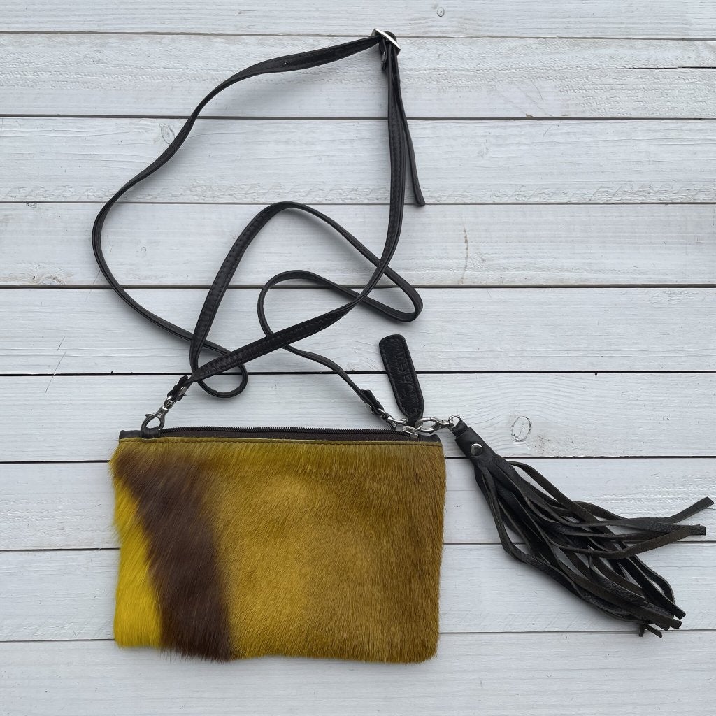 Tas Carol springbok geel 23x15cm #C-8 | Lederstore, Handtassen en Accessoires, Ophalen of Verzenden, Nieuw, Geel, Handtas