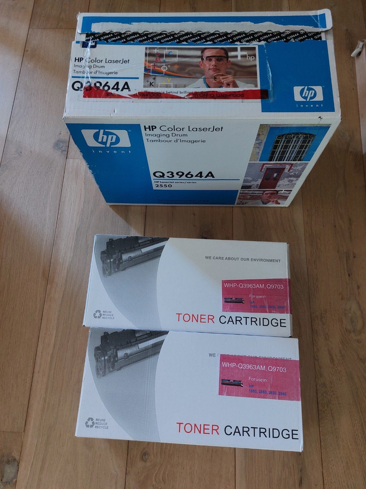 Drum, toner, werkende printers 2840, 2550, Hp, Gebruikt, Printer, Ophalen of Verzenden