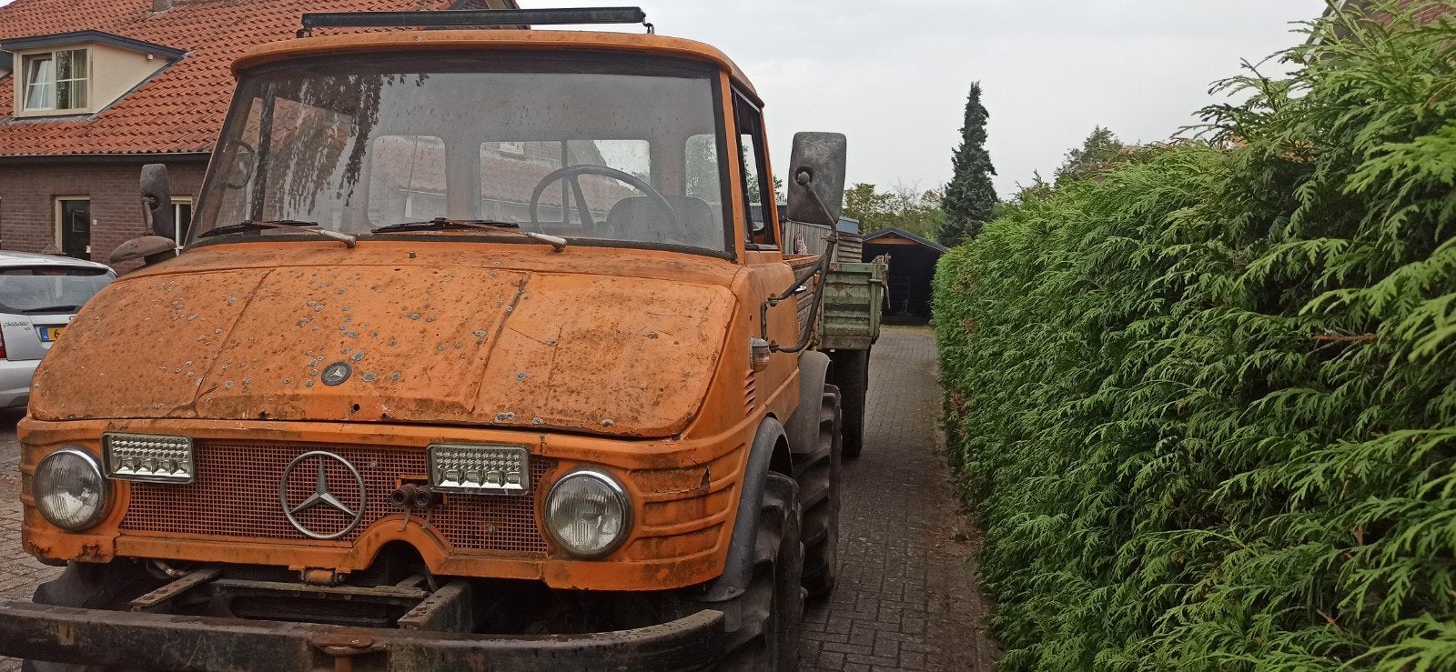 Unimog 421 met kenteken, Zakelijke goederen, Landbouw | Tractoren, Ophalen, Oldtimer