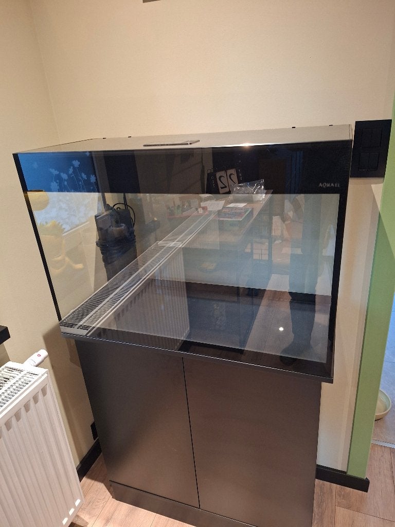 Apuarium apuael 80x35x55, Dieren en Toebehoren, Ophalen, Inclusief controller, Zo goed als nieuw, Leeg aquarium