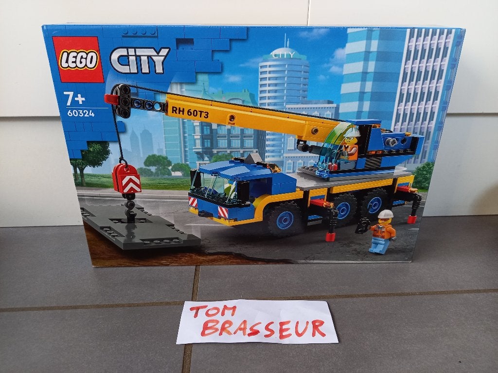 Lego City 60324 - Mobiele kraan (NIEUW), Kinderen en Baby's, City, Lego, Nieuw, Ophalen of Verzenden