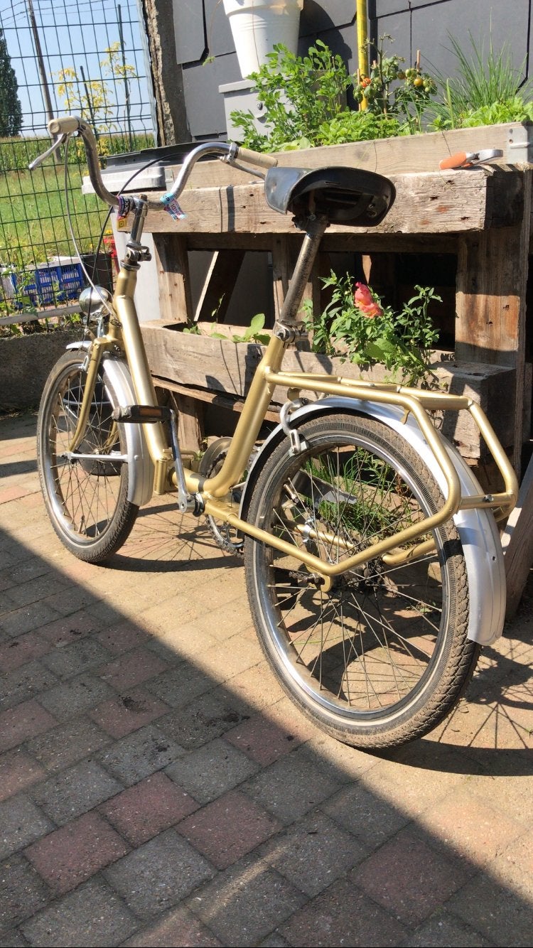 Vouwfiets oldtimer, Ophalen, Gebruikt, Velgrem