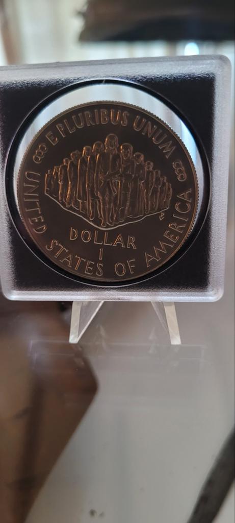 Pièce commémorative de bataille en argent de 1 dollar, Enlèvement, Argent