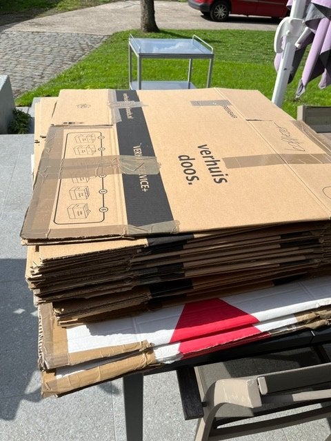 verhuisdozen, Ophalen, 40 tot 60 cm, Opvouwbaar, Minder dan 50 cm