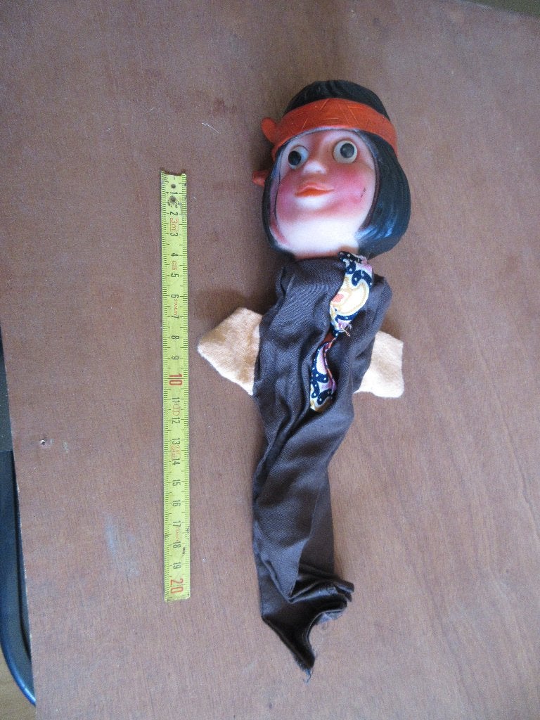 LADE 122 C - handgemaakte vintage poppenkastpop, Ophalen of Verzenden, Gebruikt