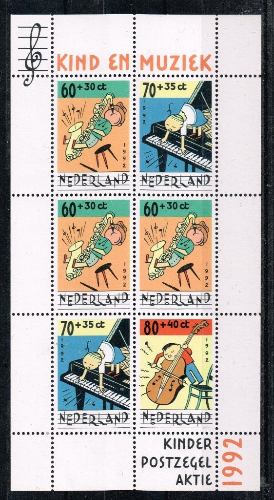 Timbres des Pays-Bas - K 2572 - musique, Timbres & Monnaies, Timbres | Pays-Bas, Envoi, Après 1940, Non oblitéré