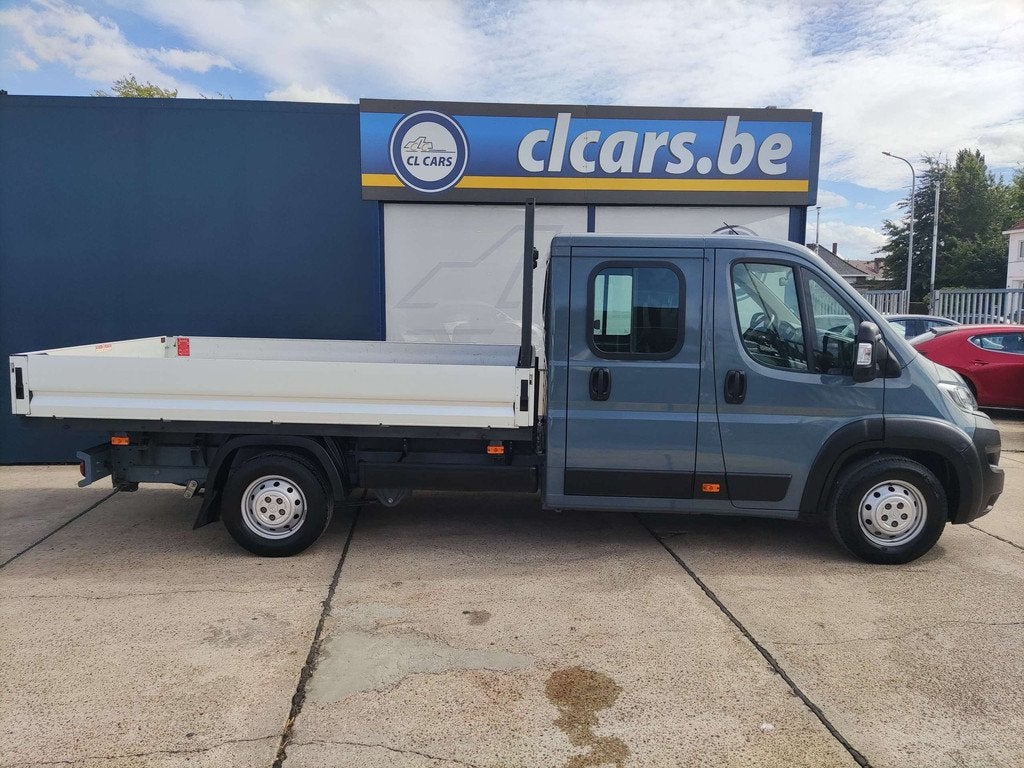 Citroën Jumper 35 L3/Euro6/DubCab/7pl/Laadbak/Trekhaak/2062, Stof, Gebruikt, Euro 6, Citroën