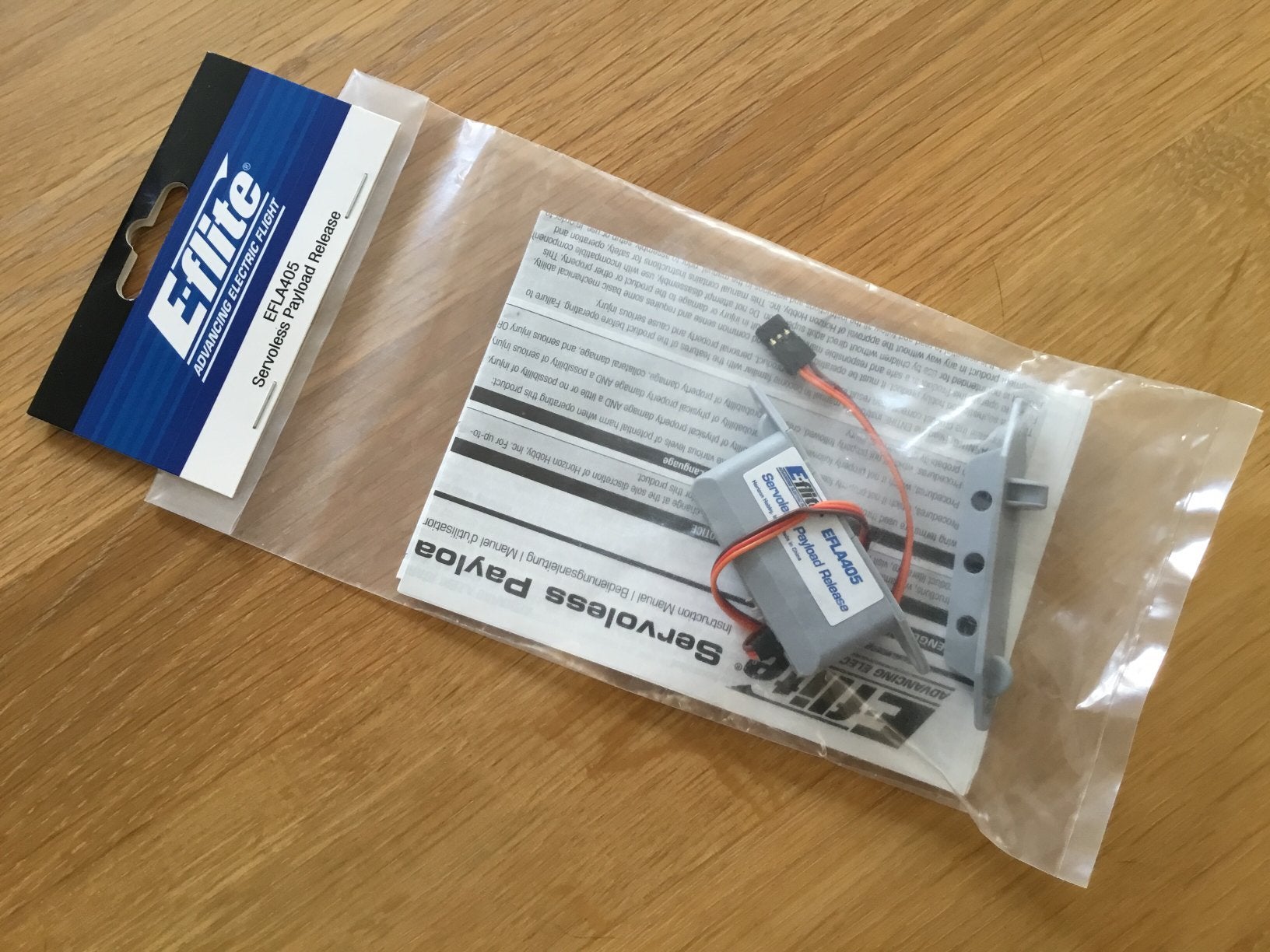 Eflite système de largage avec servo neuf, Ophalen, Nieuw